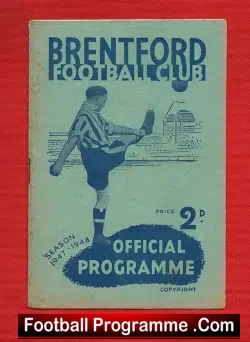 Brentford v Middlesbrough 1948