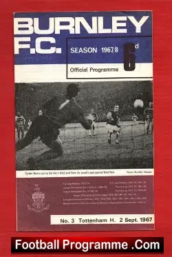 Burnley v Tottenham 1967