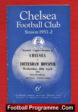 Chelsea v Tottenham 1952