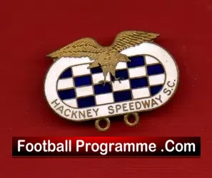 Hackney Speedway Badge 1960s - sports memorabilia