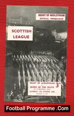 Heart Of Midlothian v Queen Of The South 1963