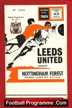 Leeds United v Nottingham Forest 1971
