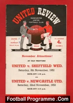 Manchester United v Burnley 1952