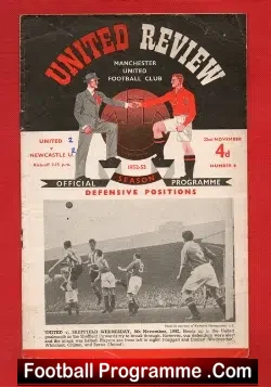 Manchester United v Newcastle United 1952