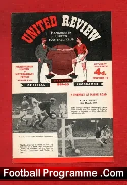 Manchester United v Nottingham Forest 1960