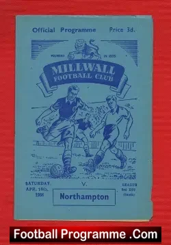 Millwall v Northampton Town 1956