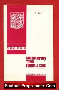 Northampton Town v Bournemouth 1967 – Multi Autographed