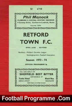 Retford Town v Ilkeston Town 1974 – Mistake