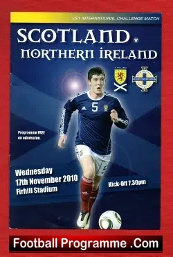 Scotland v Northern Ireland 2010 – Under 21 at Hampden U21