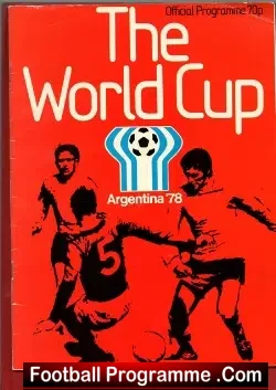 Scotland World Cup Official Programme Argentina 1978