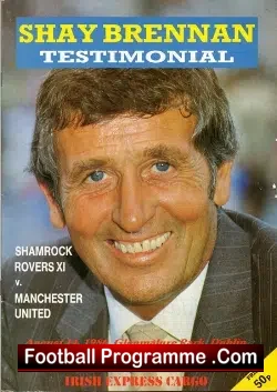 Shay Brennan Testimonial Benefit Match Manchester United 1986