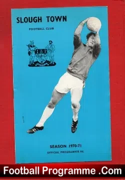 Slough Town v British Army 1970