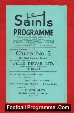 St Helens Rugby v New Zealand 1961