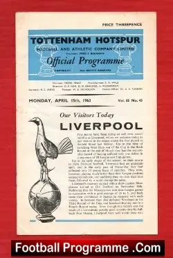 Tottenham Hotspur v Liverpool 1963