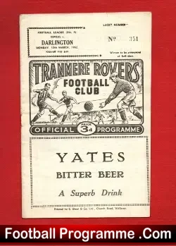 Tranmere Rovers v Darlington 1962