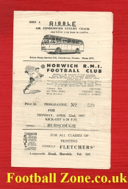 Horwich v Burscough 1957