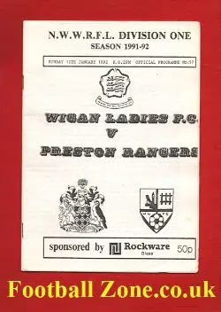 Wigan Ladies v Preston Rangers 1992 – Womens Football
