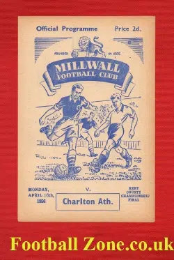 Millwall v Charlton Athletic 1956 - Championship Final