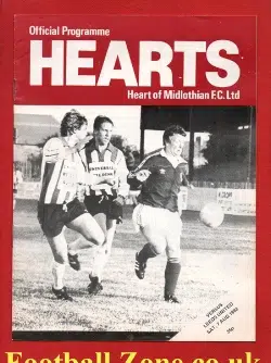 Heart Of Midlothian v Leeds United 1982 - Friendly Match