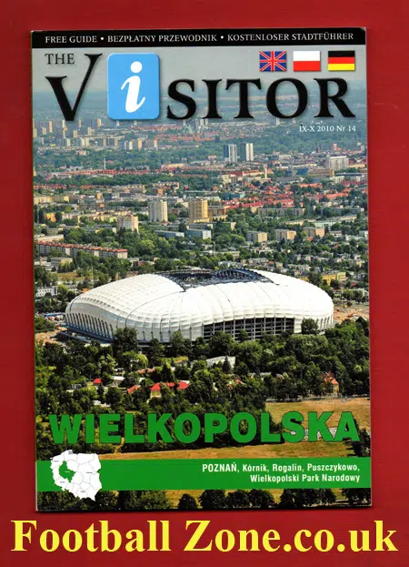 Lech Poznan v Manchester City 2010 + Ticket + Guide Book Signed