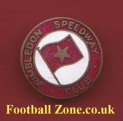 Wimbledon Speedway Badge 1969