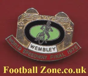 World Speedway Final 1975 Speedway Badge