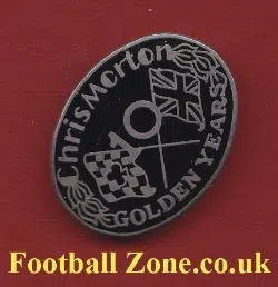 Chris Morton 10 Golden Years Speedway Badge