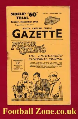 Speedway Gazette 1936 - South Eastern Centre