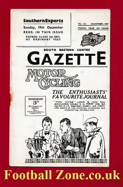 Speedway Gazette Magazine 1937 - Plus a Letter