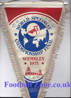 World Championship Final Speedway Pennant 1975 Wembley