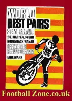World Speedway Best Pairs Semi Final 1974 Germany