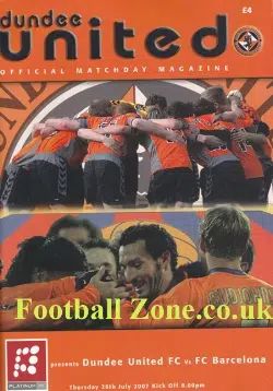 Dundee United v Barcelona 2007 – Barca Thierry Henry First Game