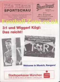Bayern Munich v Glasgow Rangers 1989