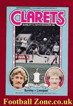 Burnley v Liverpool 1983 – League Cup Semi Final