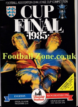 Everton v Manchester United 1985 – FA Cup Final Wembley