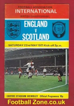England v Scotland 1971 - Wembley London