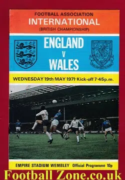 England v Wales 1971