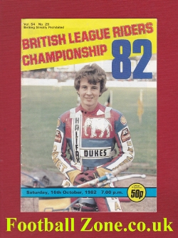 British League Riders Championship 1982