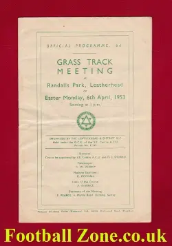 Leatherhead Grass Track Speedway Races 1953