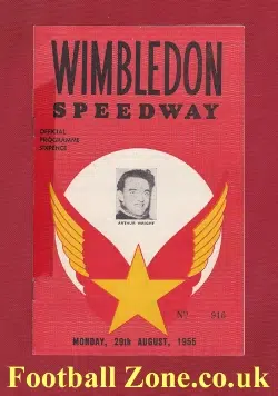 Wimbledon Speedway v Bradford 1955