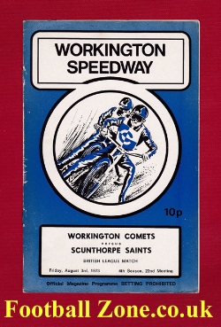Workington Speedway v Scunthorpe 1973 Comets v Saints