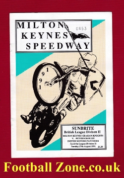 Milton Keynes Speedway v Peterborough 1991