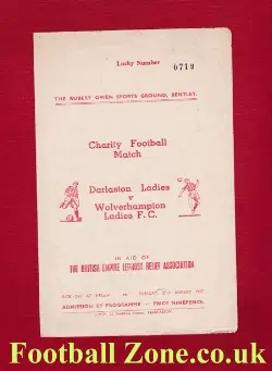 Darlaston Ladies v Wolverhampton 1957 - Womens Charity Match Bentley