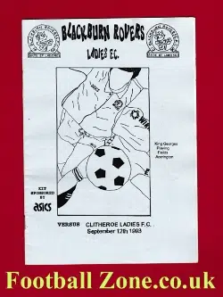 Blackburn Ladies v Clitheroe Ladies 1993 - Womens Football