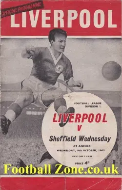 Liverpool v Sheffield Wednesday 1963