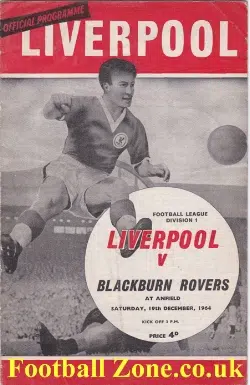 Liverpool v Blackburn Rovers 1964