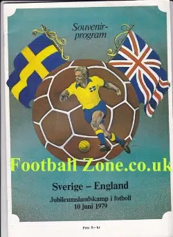 Sweden v England 1979 - International Friendly