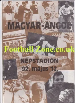 Hungary v England 1992 - at Nepstadion