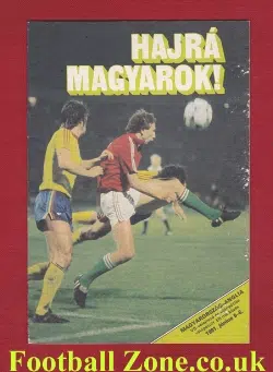 Hungary v England 1981 - at Nepstadion