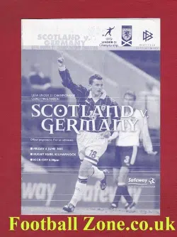 Scotland v Germany 2003 - Played at Kilmarnock